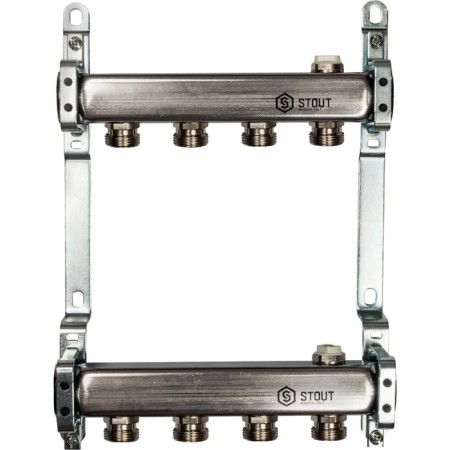 Collector Stout SMS 0923 000004, stainless steel for radiator wiring 4 outputs
