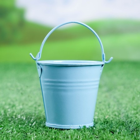 Kashpo "Vederko Tommy" Blue, 6x6cm-1
