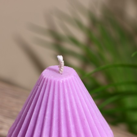Candle "Pear into rhombus" 6x6x8 cm, soy wax mix-3