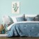 Cover with pillowcases "Alice", size 230x250 cm, color gray-blue