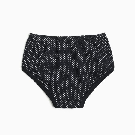 Credes slips women, black color/peas, size 56-58-5