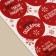Paper stickers "Best Gift", for gifts, 9 x 16 cm, New Year
