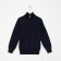 Cardigan for a boy with Minaku lightning is dark blue color, height 98