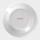 Plate ceramic pies of the “poppy”, d = 17.5 cm, white color