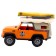 Funky Toys machine “Towards adventures. Camping ", with light and sound, 22 cm, orange color