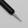 Brush -dots for nail design, fan, 15 cm, D - 0.8 cm, matte black color
