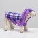 Sweatshop with a hood for dogs, size XL, lilac cell (DS 36, Osh 42, Osh 48 cm)