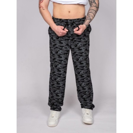 Male pants, size 62, black color-1