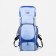 Tourist backpack, TAIF, 100 l, screed department, 2 outer pockets, 2 side pockets, blue color
