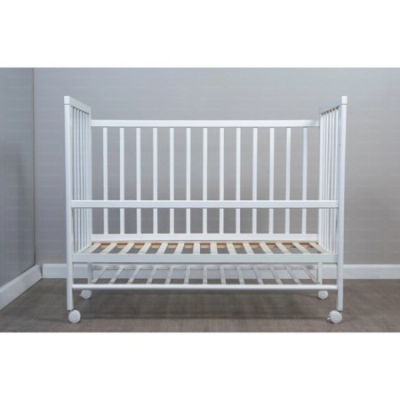 Children's molli bed, on wheels, white-6