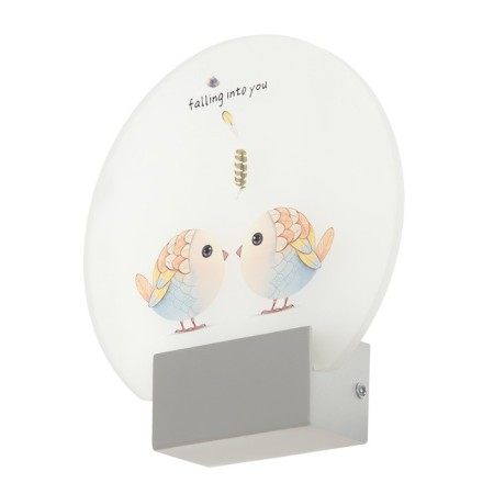 Sconces "Birds" LED 6W 4000k white 19.5x6x19.5 cm