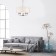 Suspended lamp 5x40W E14, size 55x55x118 cm