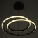 Lamp "Desu" LED 100W black-gold 51x51x8 cm Bayerlux