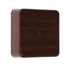 Ringing box for the cable channel Ural Pak, 75x75x28, IP40, Dark Tree, KR-513140075-