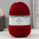 Yarn "Argentinean wool" 100% imported p/t wool 200m/100g (091, cherry)