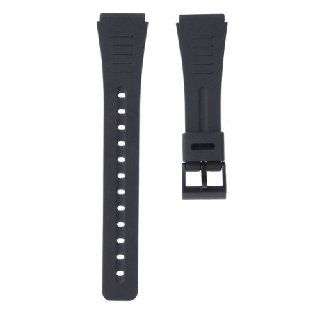 20 mm watch strap, silicone, L-22 cm, black-1