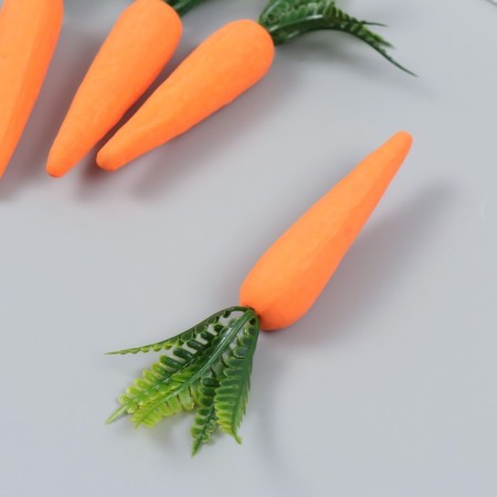 Easter decor "carrots" set 4 pcs 12 cm 2x2x13.5 cm-2