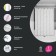 Curtain for the bathroom IDDIS BF02P18I11, 200x180 cm, polyester, color colorful color