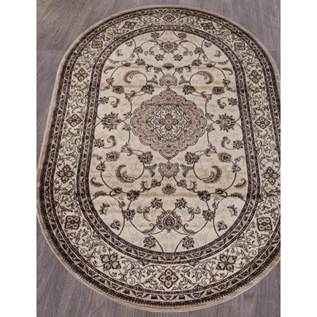 Oval carpet Merinos colizey, size 100x200 cm, color Beige