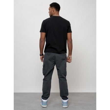 Male jeans, size 50-52, dark gray color-10
