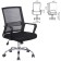 Brabix chair "Daily MG-317", with armrests, chrome, black