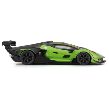 Racing machine BBURAGO Lamborghini Essenza SCV12, Die-Cast, 1:32, Green color-2