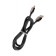Type -C cable - USB, 6 A, PVC braid, 1 meter, gray