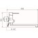 Bath mixer "RMS" SL130-006EK, spout 350 mm, shower set, brass, chrome
