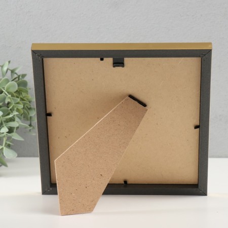 Photo frame plastic Gallery 20x20 cm, 641811 gold (plastic screen)-3