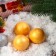New Year's set of bathtub bombs "Red candy", gold, 3 pcs of 100 g.