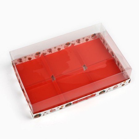 Box for musser cakes “Happy New Year”, sweets, 27 x 17.8 x 6.5 cm, New Year-1