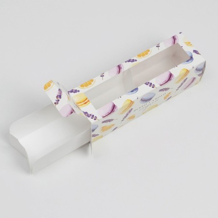 Box for Makarun, confectionery packaging, “sweetest”, 18 x 5.5 x 5.5 cm-2