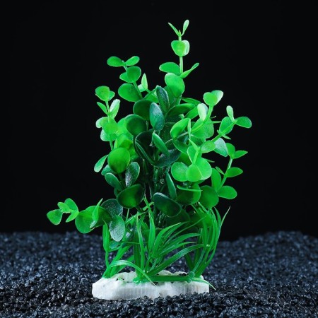 Artificial aquarium plant, 14 x 12 x 17 cm