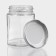Glass jar for spices with a metal lid "Idell", 160 ml, 6.8 × 8.5 cm, mixing color mix