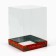 Box for confectionery "with new happiness", 15 x 15 x 20 cm, new year