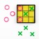 Set of puzzle 3 in 1: classic stains, pythagoras tags, knitting crosses