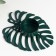 Summary Metal for 1 candle "Sheet Monster" candle d = 4 cm green 2x10x12.3 cm