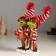 Souvenir Polystone Lac "two frogs in hats and scarves with a gift" 10.5x5x19 cm