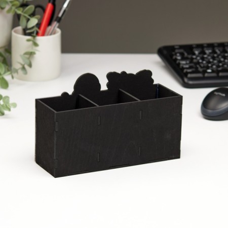 Organizer for the office "If you really want to..." 3 departments, 18.7x6.5x11.3 cm-2