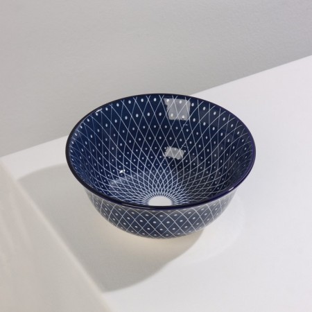 Boda ceramic shade “Boda”, 340 ml, d = 12 cm, blue color-1