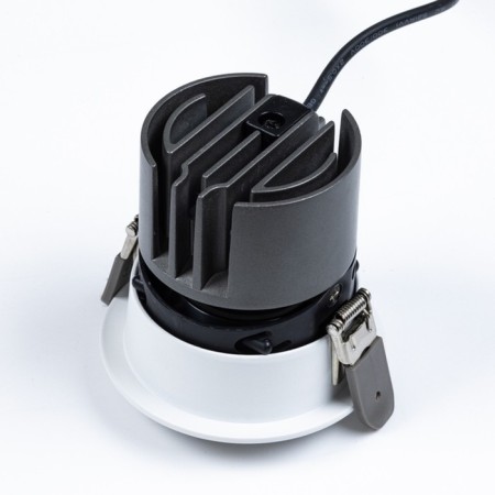 Pointed-built lamp Arte Lamp Scroll A3312PL-1WH, LED, 12 W, 8.5x8.5x8 cm, white, black-1