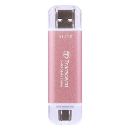 SSD Transcend USB-C 512GB TS512GESD310P pink USB-A
