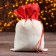 Bag for gifts "Snowman and snowflakes", on ties, 29 × 22 cm