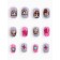 Baby overhead nails "Rock-n-Roll", 12 pcs