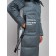 Coat insulated winter female, size 42, dark green color