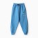 Baby trousers, blue color/diamonds, height 110-116 cm