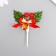 Decor for creativity "leaves with berries and bell" color 5.9 cm