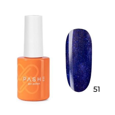 Color gel polish Pashe Atelier, No. 51 stars ultramarine, 9 ml