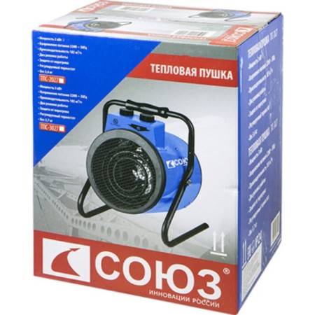 Тепловая пушка «Союз» ТПС-2027, 2 кВт, до 20 м.кв.-6