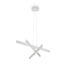 Suspension lamp Maytoni Mod163PL-L38W4K, 3HLED, 48W, 80x1.5 cm, 2300lm, white color